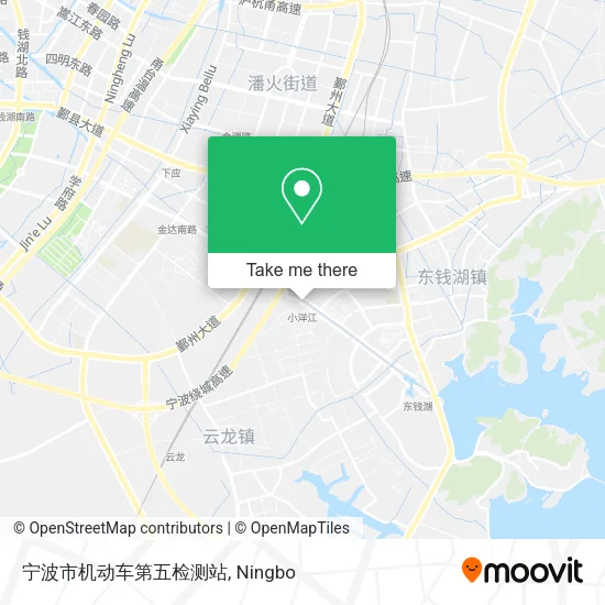 宁波市机动车第五检测站 map
