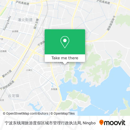 宁波东钱湖旅游度假区城市管理行政执法局 map