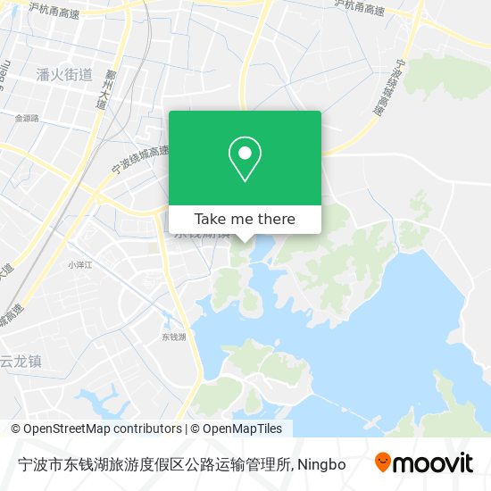 宁波市东钱湖旅游度假区公路运输管理所 map