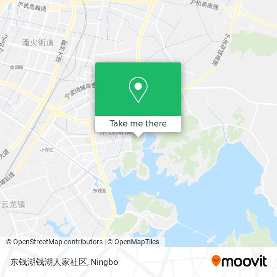 东钱湖钱湖人家社区 map