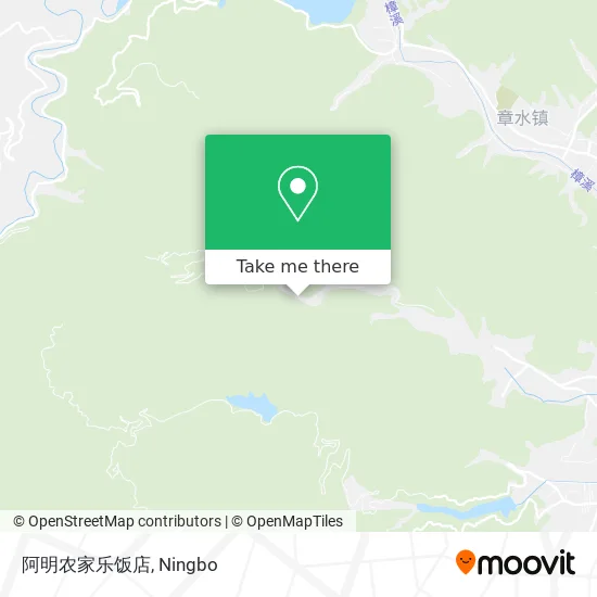 阿明农家乐饭店 map