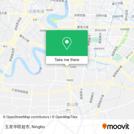 五星华联超市 map