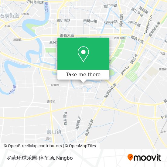 罗蒙环球乐园-停车场 map