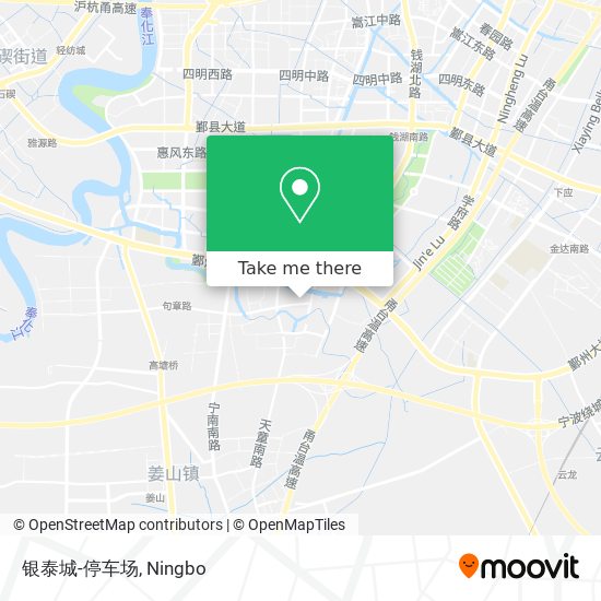 银泰城-停车场 map