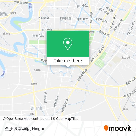 金沃城南华府 map