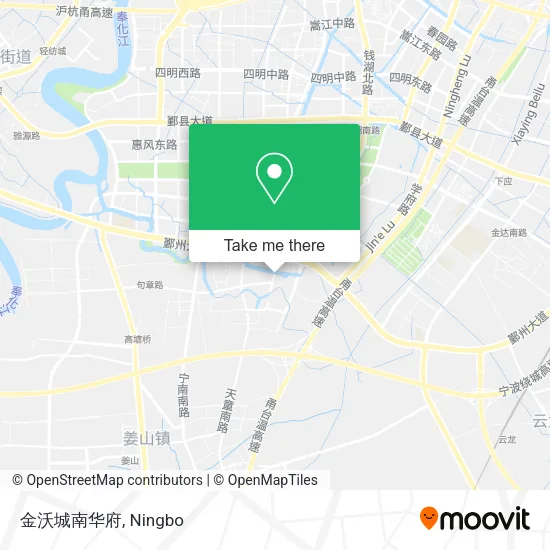 金沃城南华府 map