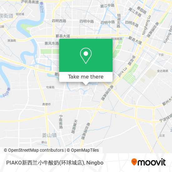 PIAKO新西兰小牛酸奶(环球城店) map