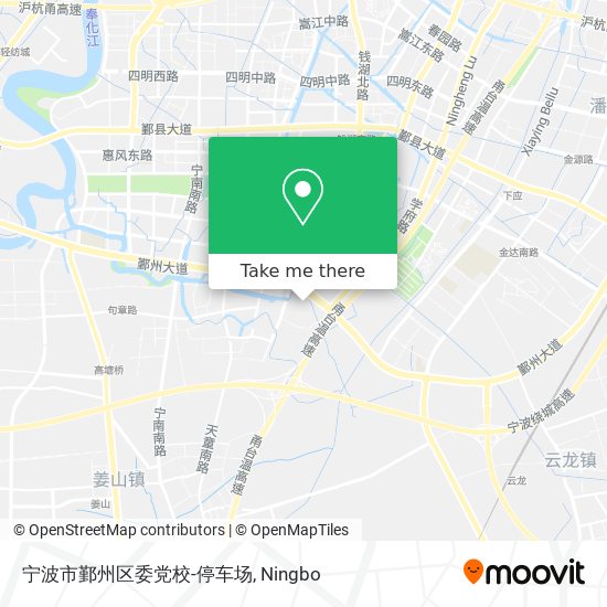 宁波市鄞州区委党校-停车场 map