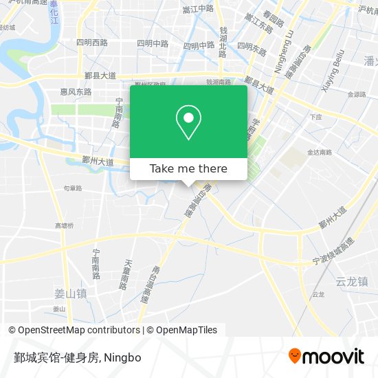 鄞城宾馆-健身房 map