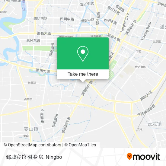 鄞城宾馆-健身房 map