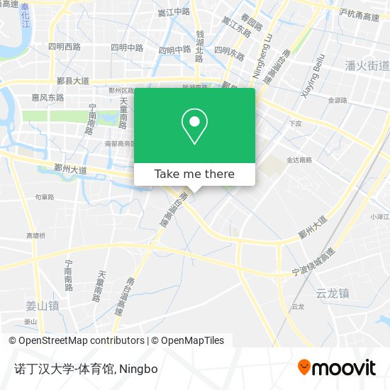诺丁汉大学-体育馆 map