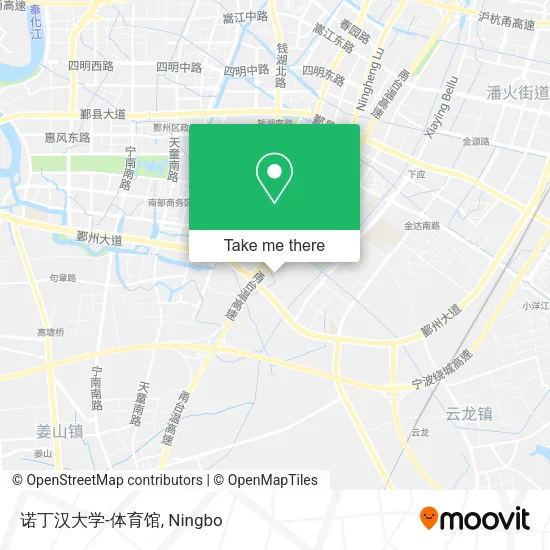 诺丁汉大学-体育馆 map