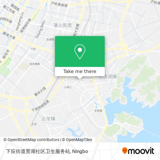 下应街道景湖社区卫生服务站 map