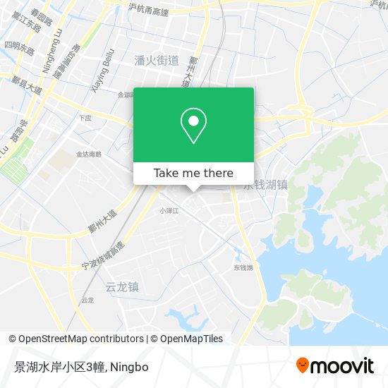 景湖水岸小区3幢 map