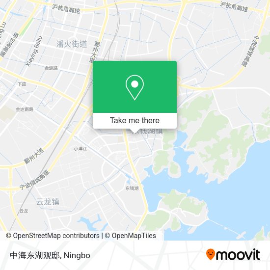 中海东湖观邸 map