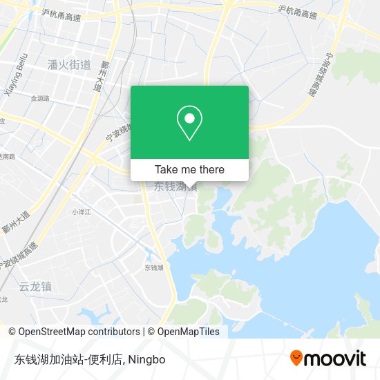 东钱湖加油站-便利店 map