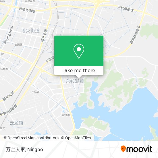 万金人家 map