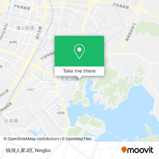 钱湖人家J区 map