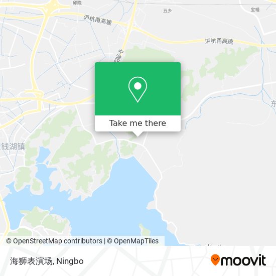 海狮表演场 map