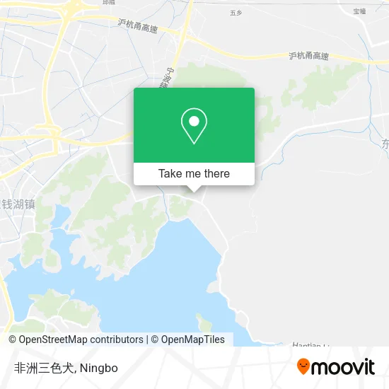 非洲三色犬 map