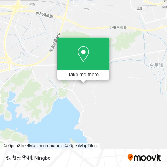 钱湖比华利 map