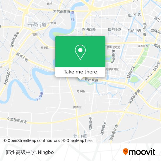 鄞州高级中学 map