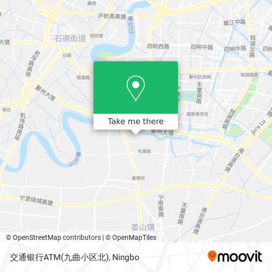 交通银行ATM(九曲小区北) map