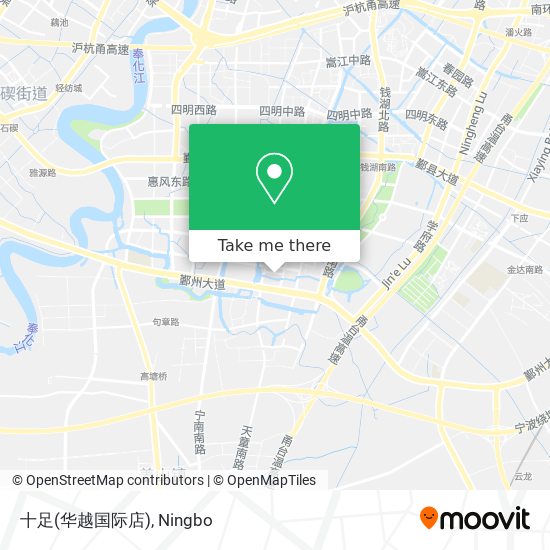 十足(华越国际店) map