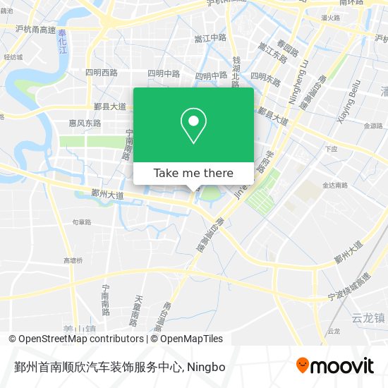鄞州首南顺欣汽车装饰服务中心 map