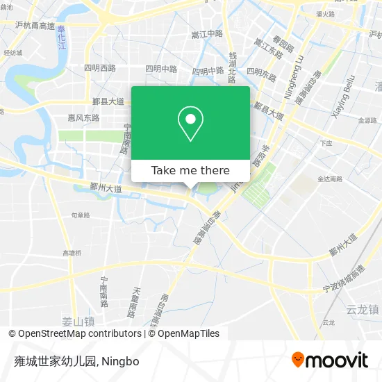 雍城世家幼儿园 map