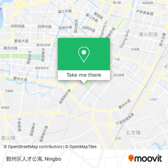 鄞州区人才公寓 map
