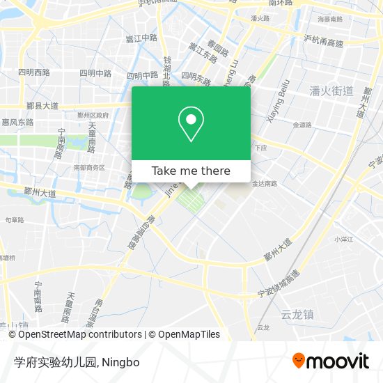 学府实验幼儿园 map
