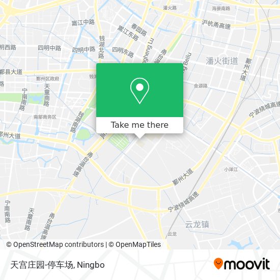 天宫庄园-停车场 map