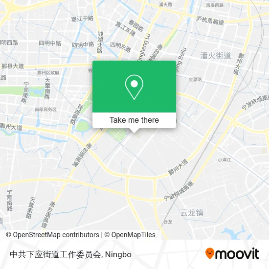中共下应街道工作委员会 map