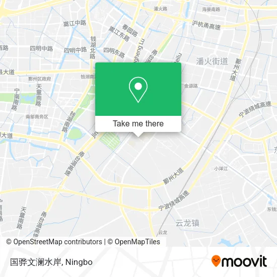 国骅文澜水岸 map
