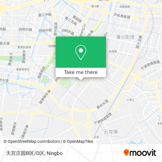 天宫庄园B区/D区 map