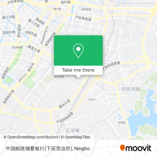 中国邮政储蓄银行(下应营业所) map