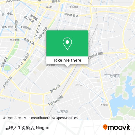 品味人生烫染店 map