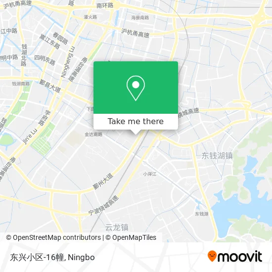 东兴小区-16幢 map
