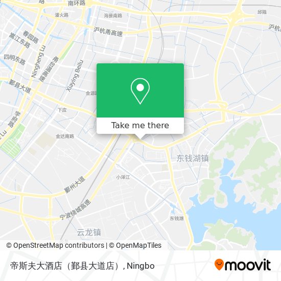 帝斯夫大酒店（鄞县大道店） map