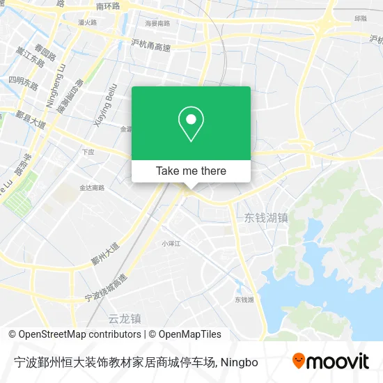 宁波鄞州恒大装饰教材家居商城停车场 map