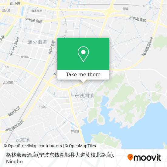 格林豪泰酒店(宁波东钱湖鄞县大道莫枝北路店) map