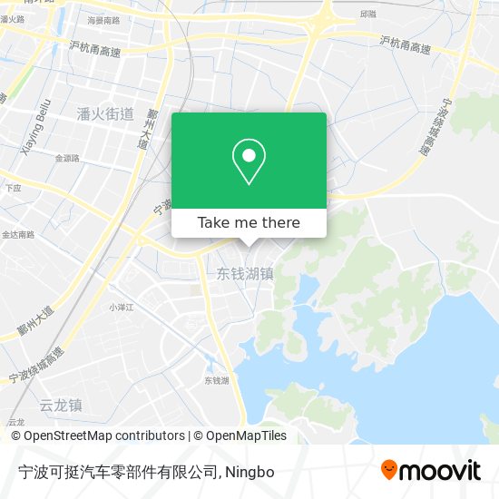 宁波可挺汽车零部件有限公司 map