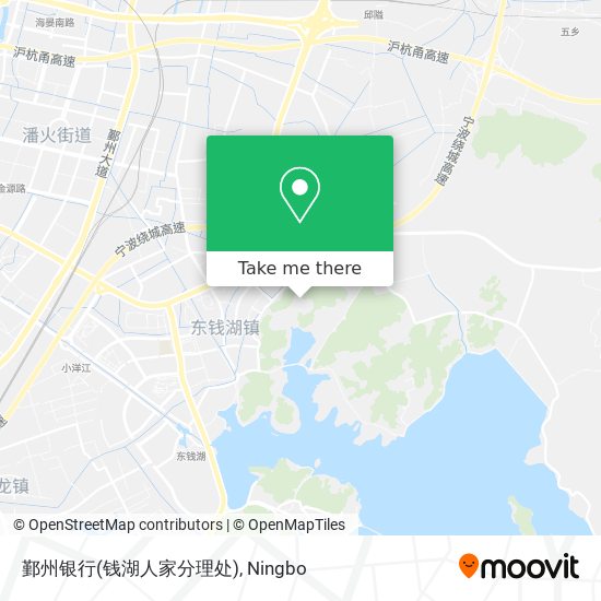 鄞州银行(钱湖人家分理处) map