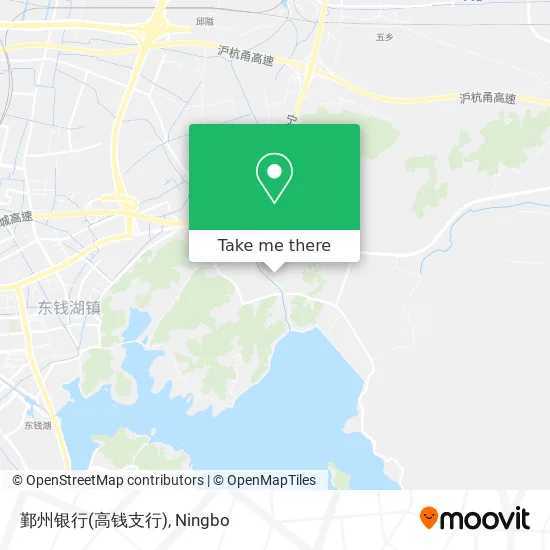 鄞州银行(高钱支行) map