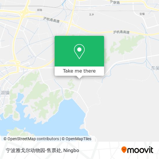 宁波雅戈尔动物园-售票处 map