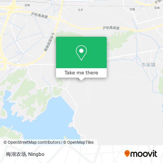 梅湖农场 map