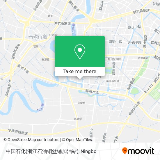 中国石化(浙江石油铜盆铺加油站) map