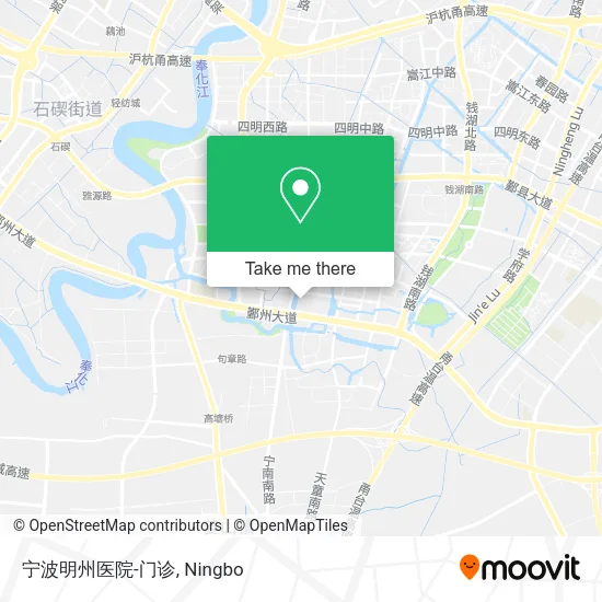 宁波明州医院-门诊 map