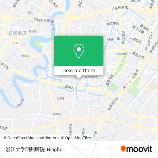 浙江大学明州医院 map